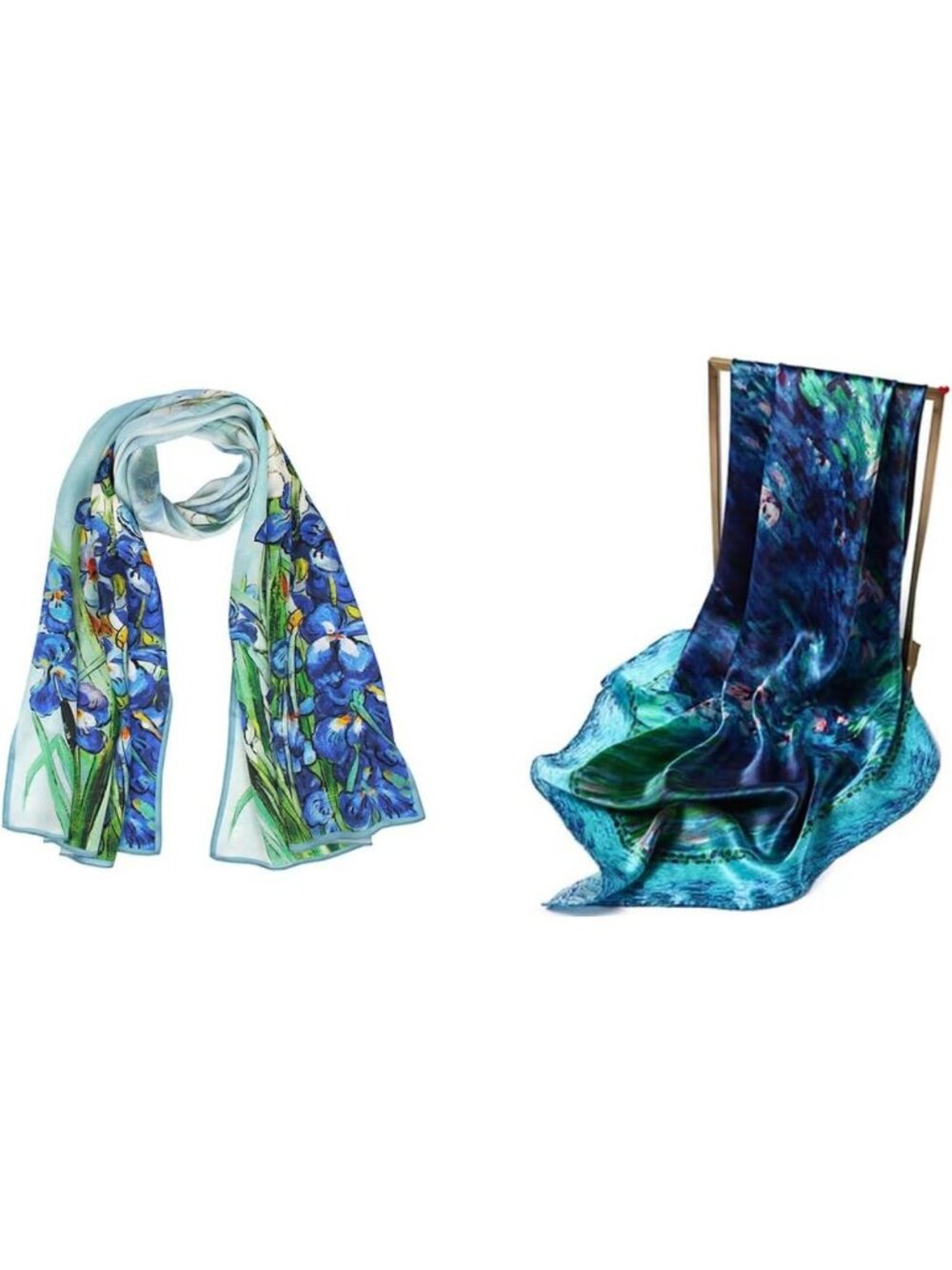 Luxurious 100% Pure Mulberry Silk Scarf - Long & Square, Soft & Elegant